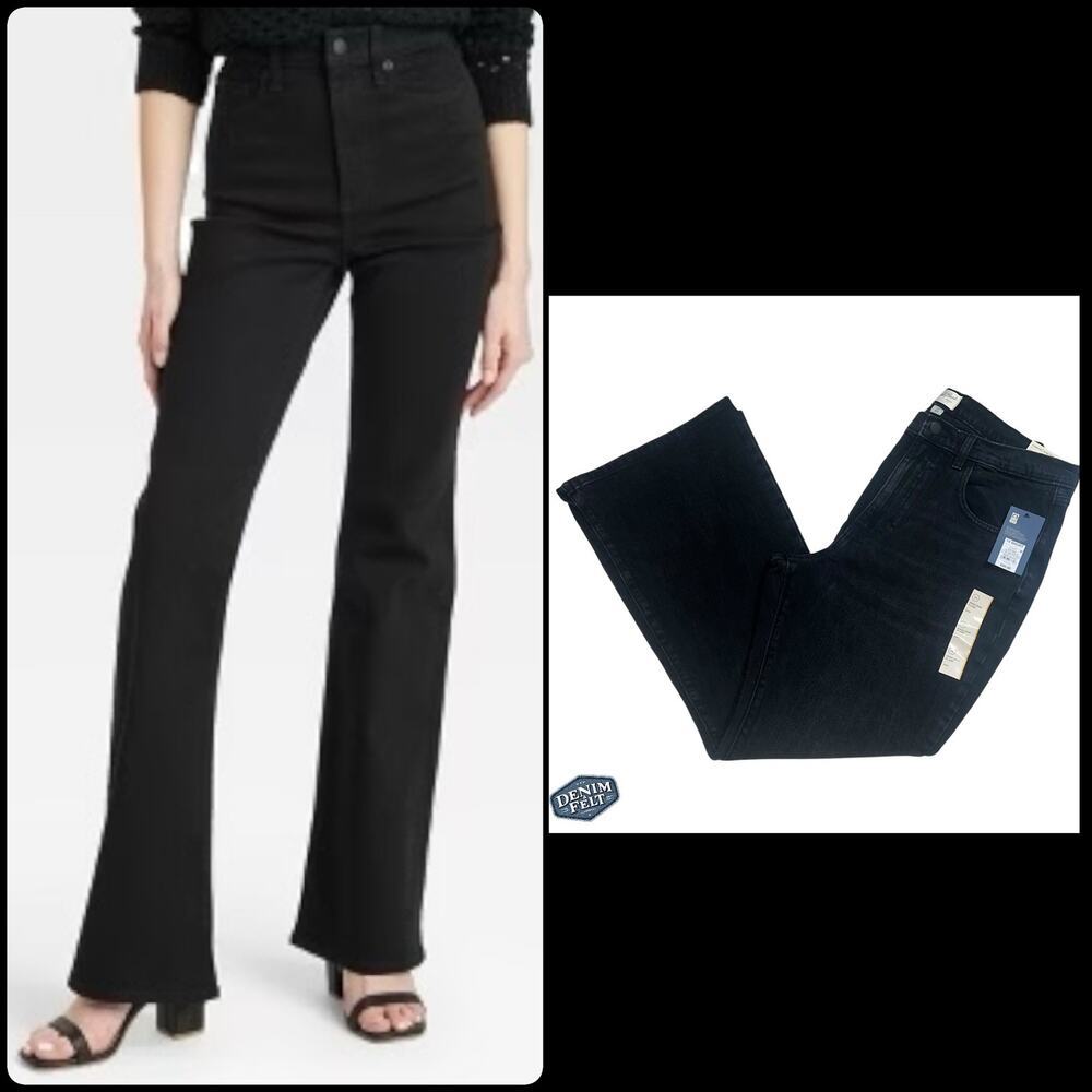 Universal Threads Women’s Black‎ High-Rise Flare Denim Jeans | NEW/NWT!!